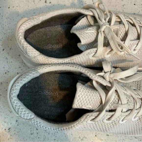 Allbirds Tree Piper White Lace Up Casual Sneaker - Picture 3 of 12